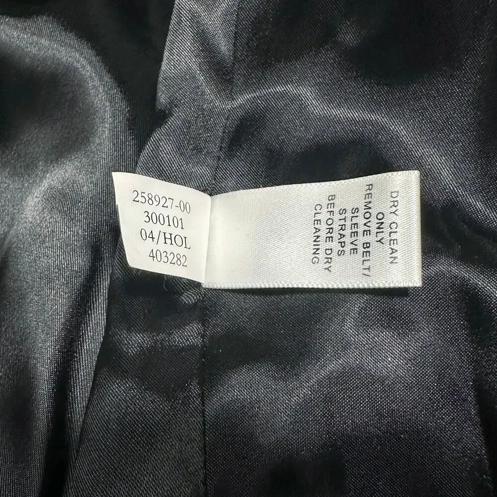 Banana Republic | Women | Vtg Tweed Herringbone Wool Blend Trench Coat | Small - Picture 11 of 16